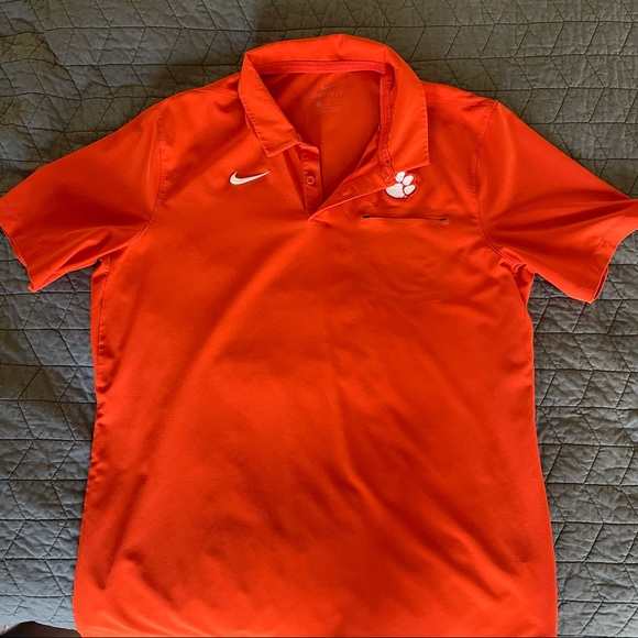 Clemson Nike EliteCoaches Sideline PerformancePolo - Picture 2 of 4